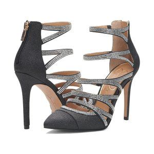 Black Rhinestone  Heels - Jessica Simpson, Parminda 2